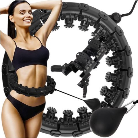 HULA HOP Z MASAŻEREM + OBCIĄŻNIK TRIZAND 25208