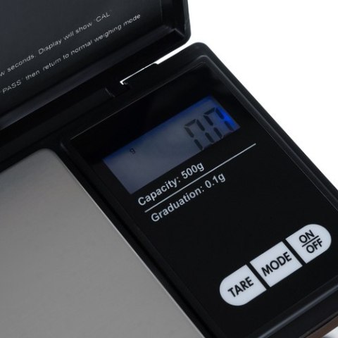 WAGA KIESZONKOWA 500 X 0,1G Z KLAPKĄ 23573