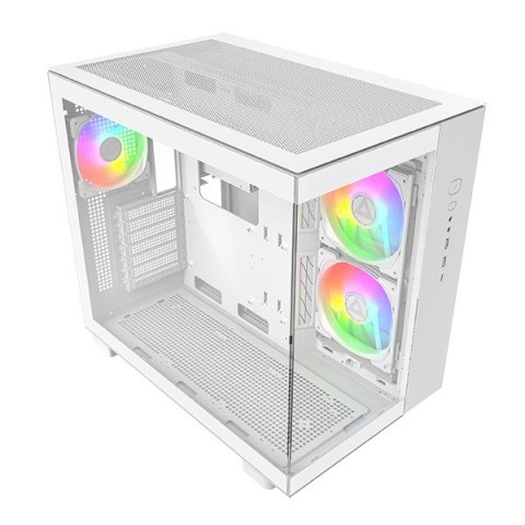Obudowa PC Montech KING 65 PRO, Midi-Tower, ATX, ARGB, Szkło Hartowane - biała Obudowa PC Montech KING 65 PRO, Midi-Tower, ATX, ARGB, Szkło Hartowane - biała