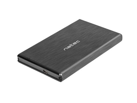 Obudowa na dysk NATEC Rhino NKZ-0275 (2.5"; USB 2.0; Aluminium; kolor czarny) Obudowa na dysk NATEC Rhino NKZ-0275 (2.5"; USB 2.0; Aluminium; kolor czarny)