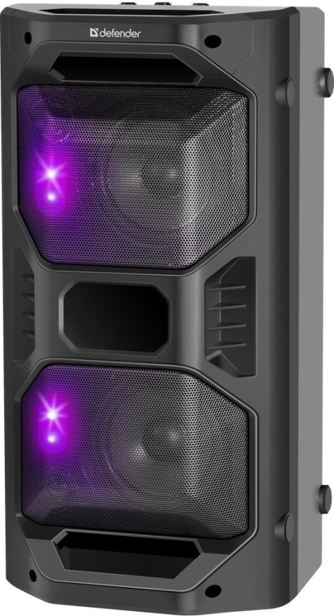 GŁOŚNIK DEFENDER RAGE BLUETOOTH 50W LED/BT/FM/USB/MIC/TWS GŁOŚNIK DEFENDER RAGE BLUETOOTH 50W LED/BT/FM/USB/MIC/TWS