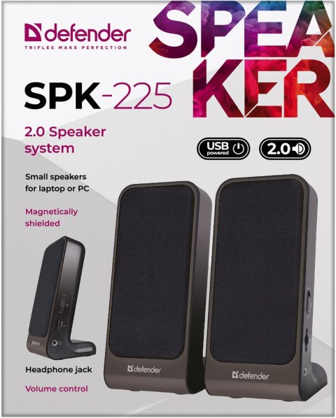GŁOŚNIKI DEFENDER SPK-225 4W 2.0 USB GŁOŚNIKI DEFENDER SPK-225 4W 2.0 USB