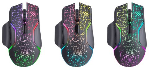 MYSZ DEFENDER GM-067 ONESHOT OPTIC RF RGB 3200dpi 7P MYSZ DEFENDER GM-067 ONESHOT OPTIC RF RGB 3200dpi 7P