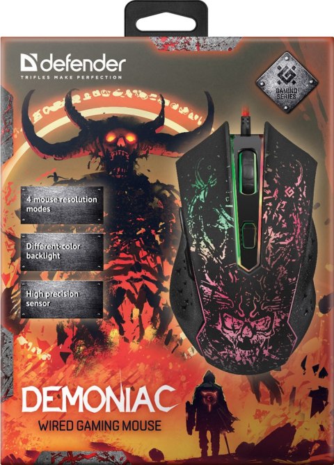 MYSZ DEFENDER GM-540L DEMONIAC OPTIC 3200dpi 6P MYSZ DEFENDER GM-540L DEMONIAC OPTIC 3200dpi 6P