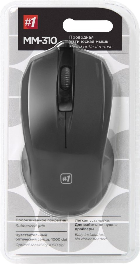 MYSZ DEFENDER MM-310 CZARNA OPTICAL 1000dpi 3P MYSZ DEFENDER MM-310 CZARNA OPTICAL 1000dpi 3P