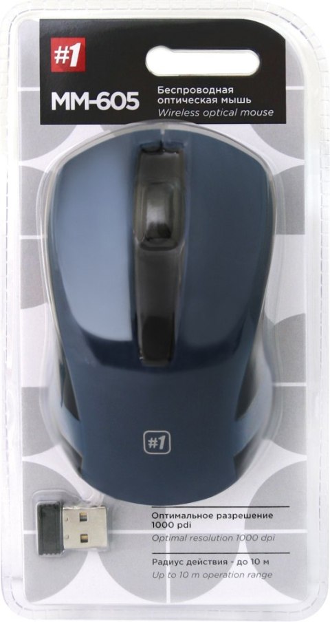 MYSZ DEFENDER MM-605 RF GRANATOWA OPTICAL 1200dpi 3P MYSZ DEFENDER MM-605 RF GRANATOWA OPTICAL 1200dpi 3P