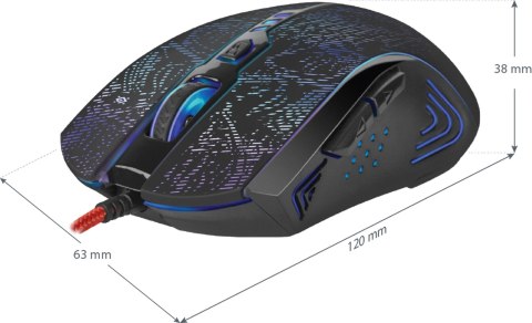 MYSZ DEFENDER OVERLORD GM-890 OPTIC 3200dpi 6P MYSZ DEFENDER OVERLORD GM-890 OPTIC 3200dpi 6P