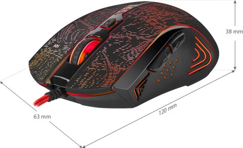 MYSZ DEFENDER OVERLORD GM-890 OPTIC 3200dpi 6P MYSZ DEFENDER OVERLORD GM-890 OPTIC 3200dpi 6P
