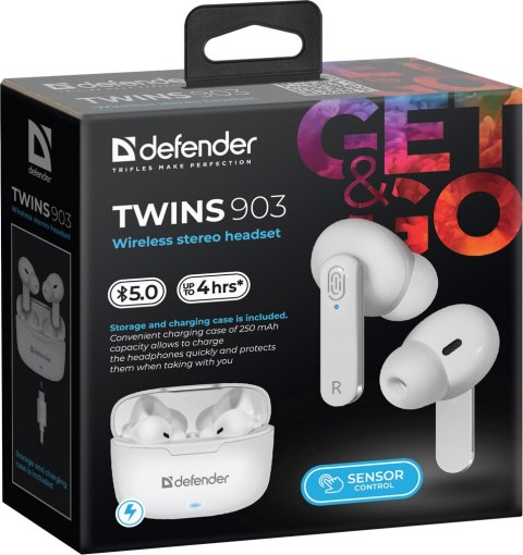 SŁUCHAWKI DEFENDER BLUETOOTH TWINS 903 SŁUCHAWKI DEFENDER BLUETOOTH TWINS 903