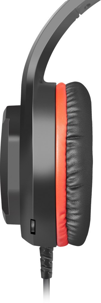 SŁUCHAWKI DEFENDER Z MIKROFONEM APEX CZARNO-CZERWONE SŁUCHAWKI DEFENDER Z MIKROFONEM APEX CZARNO-CZERWONE