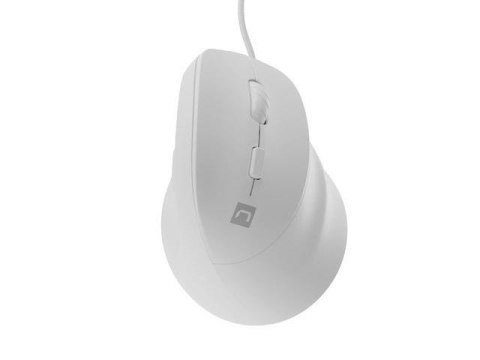 Mysz przewodowa Natec Crake 2 PRO 12800dpi wertykalna programowalna optyczna biała Mysz przewodowa Natec Crake 2 PRO 12800dpi wertykalna programowalna optyczna biała
