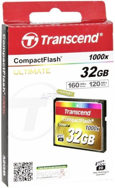 Karta pamięci TRANSCEND CF 32 GB Karta pamięci TRANSCEND CF 32 GB