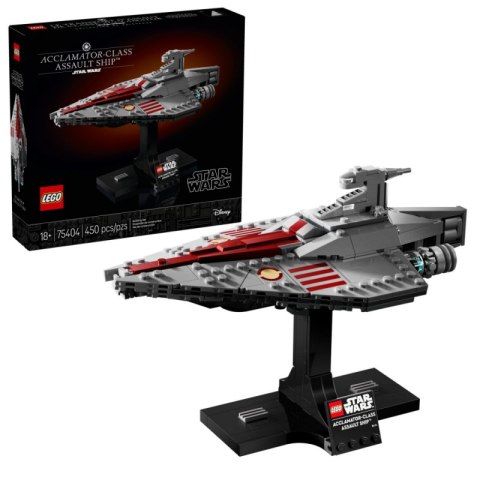 LEGO STAR WARS Krążownik szturmowy typu Acclamator 75404 LEGO STAR WARS Krążownik szturmowy typu Acclamator 75404