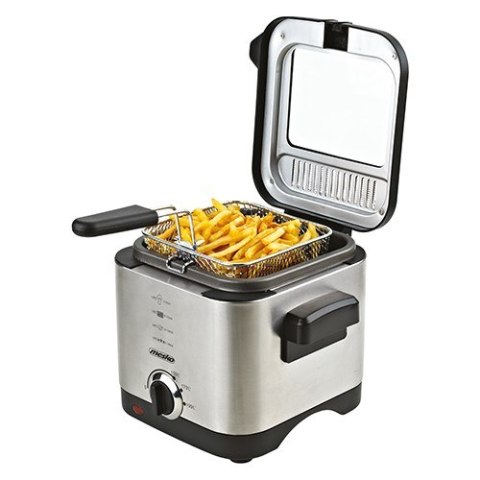 Frytownica MESKO MS 4910 (1,5 l; 0,5 kg; 900W; kolor srebrny) Frytownica MESKO MS 4910 (1,5 l; 0,5 kg; 900W; kolor srebrny)