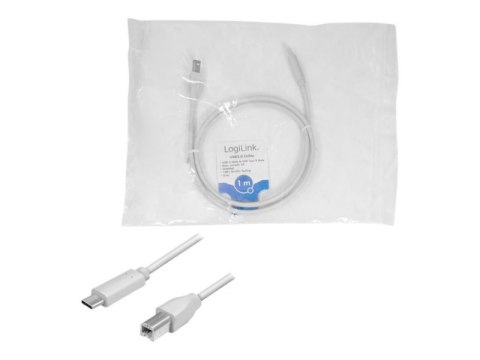 Kabel USB LOGILINK USB typ B 1 Kabel USB LOGILINK USB typ B 1