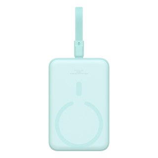Powerbank Baseus Magnetic Mini Air Wireless 10000mAh 20W+kabel USB C-USB C (peppermint blue)