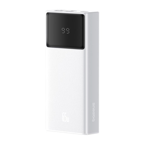 Powerbank Baseus Star-Lord 20000mAh 65W+kabel USB-USB C (biały) Powerbank Baseus Star-Lord 20000mAh 65W+kabel USB-USB C (biały)