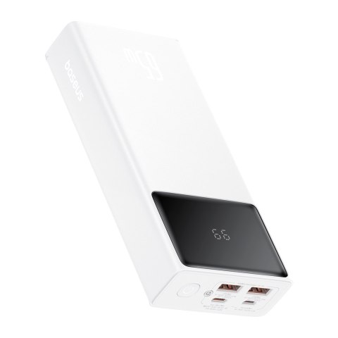 Powerbank Baseus Star-Lord 20000mAh 65W+kabel USB-USB C (biały) Powerbank Baseus Star-Lord 20000mAh 65W+kabel USB-USB C (biały)