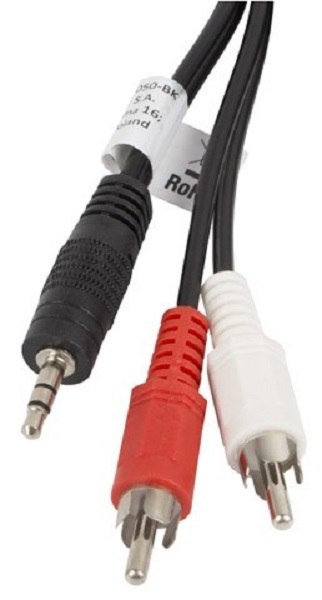 LANBERG CA-MJRC-10CC-0050-BK 5m /s1x MiniJack 3.5 mm 2x RCA LANBERG CA-MJRC-10CC-0050-BK 5m /s1x MiniJack 3.5 mm 2x RCA