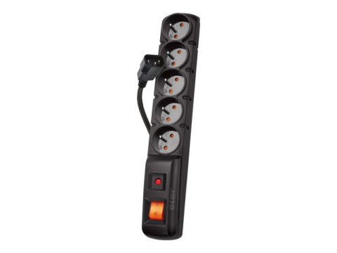 Listwa zasilająca ACAR F5 IEC 1.5 m Czarny W0086 Listwa zasilająca ACAR F5 IEC 1.5 m Czarny W0086