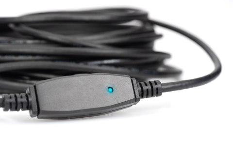 Kabel przedłużający USB 3.0 SuperSpeed 15mTyp USB A/USB A M/Ż aktywny czarny 15m Kabel przedłużający USB 3.0 SuperSpeed 15mTyp USB A/USB A M/Ż aktywny czarny 15m