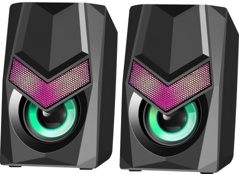 GŁOŚNIKI DEFENDER SOLAR 1 2.0 6W LED USB GŁOŚNIKI DEFENDER SOLAR 1 2.0 6W LED USB