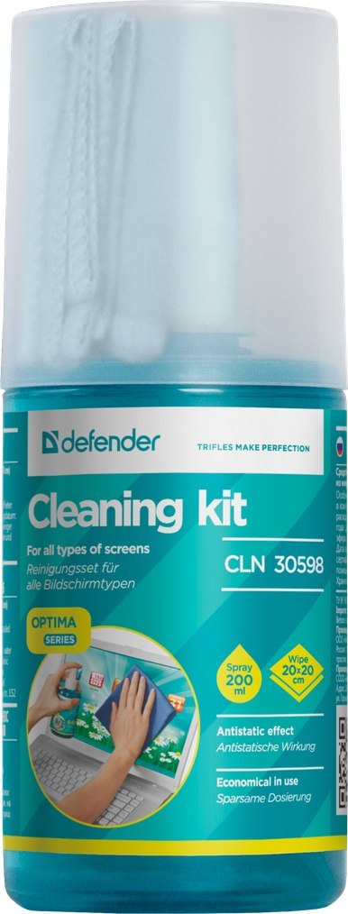 PŁYN DEFENDER OPTIMA DO LCD 200ml+MIKROFIBRA PŁYN DEFENDER OPTIMA DO LCD 200ml+MIKROFIBRA