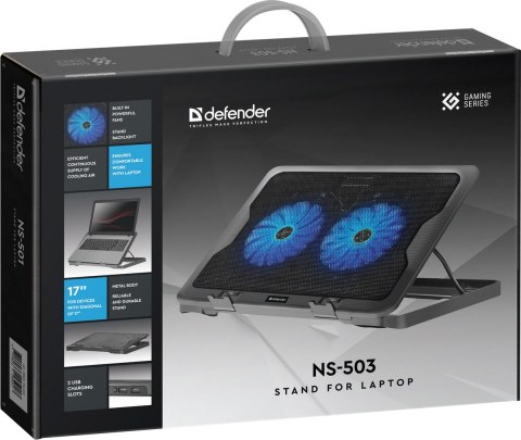 PODSTAWKA DEFENDER POD LAPTOPA NS-503 15.6"-17" 2W 2xUSB PODSTAWKA DEFENDER POD LAPTOPA NS-503 15.6"-17" 2W 2xUSB