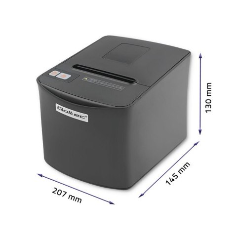 Qoltec Drukarka paragonowa | bonowa | termiczna | USB | LAN