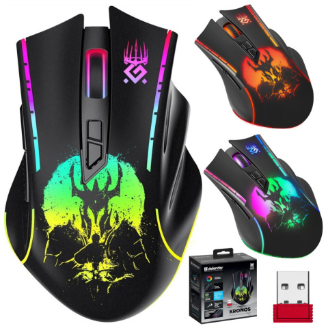 MYSZ DEFENDER GM-695 KRONOS RF 1600dpi 7P