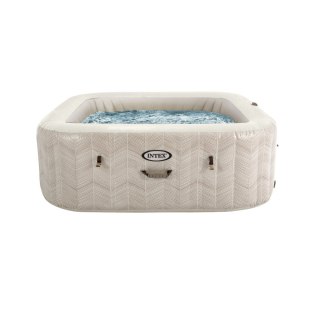 Dmuchane jacuzzi kwadratowe hydromasaż 6 os. 196x71 cm akcesoria premium INTEX 28472