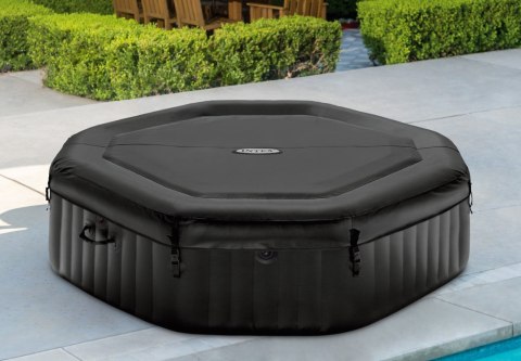 Dmuchane jacuzzi ośmiokątne hydromasaż 6 os. 218x71 cm akcesoria premium INTEX 28462