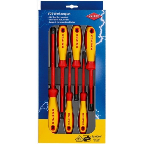 Knipex 00 20 12 V01 wkrętak ręczny Zestaw Śrubokręt standardowy Knipex 00 20 12 V01 wkrętak ręczny Zestaw Śrubokręt standardowy