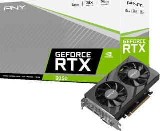 Karta graficzna PNY GeForce RTX 3050 VERTO Dual Fan 6GB GDDR6 (VCG30506DFXPB1)