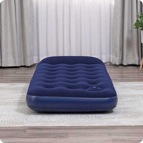 MATERAC DMUCHANY 185X76X22 CM Z WBUDOWANĄ POMPKĄ NOŻNĄ BESTWAY 67223