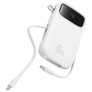 Powerbank Baseus QPow 2 10000mAh 30W 2xUSB-C (biały)