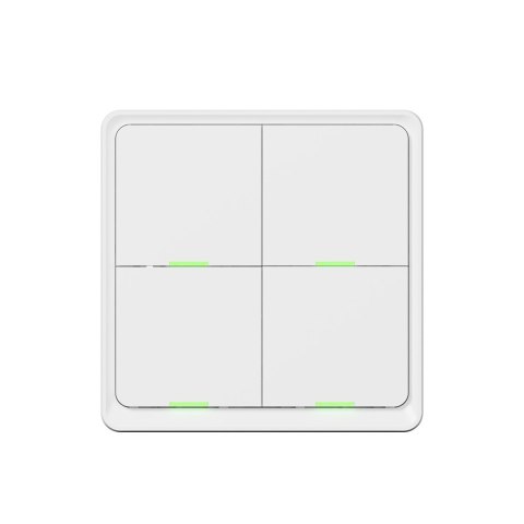 Włącznik poczwórny z baterią TESLA TSL-SWI-SCENEZG4 Smart Switch Quatro Battery
