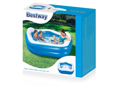 BASEN DMUCHANY PIĘCIOKĄT 213 X 207 X 69 CM BESTWAY 54153