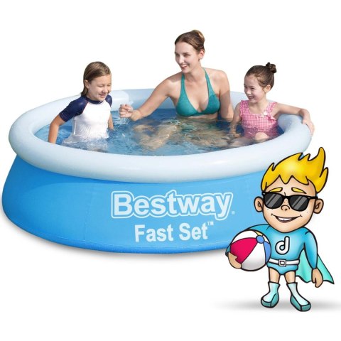 BASEN OGRODOWY ROZPOROWY 183 X 51 CM BESTWAY 57392 BASEN OGRODOWY ROZPOROWY 183 X 51 CM BESTWAY 57392