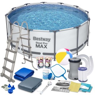 BASEN OGRODOWY STELAŻOWY 366 X 122 CM 18W1 BESTWAY 56420