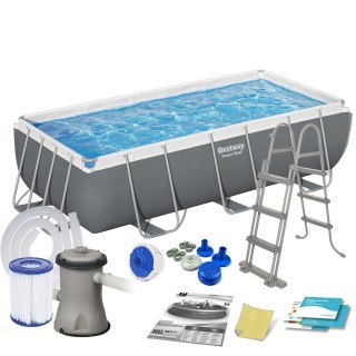 BASEN OGRODOWY STELAŻOWY 404 X 201 X 100 CM 11W1 BESTWAY 56441