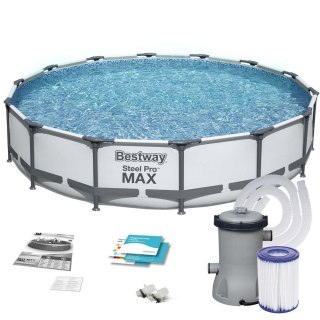 BASEN OGRODOWY STELAŻOWY 427 X 84 CM 10W1 BESTWAY 56595