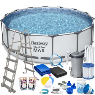 BASEN OGRODOWY STELAŻOWY 457 X 122 CM 18W1 BESTWAY 56438