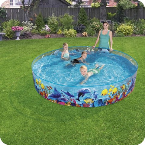 BASEN ROZPOROWY DLA DZIECI RYBKI 244X46CM BESTWAY 55031
