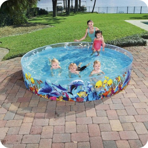 BASEN ROZPOROWY DLA DZIECI RYBKI 244X46CM BESTWAY 55031