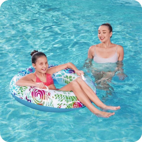 KÓŁKO DLA DZIECI O ŚREDNICY 91 CM 3 KOLORY BESTWAY 36084 CZERWONY