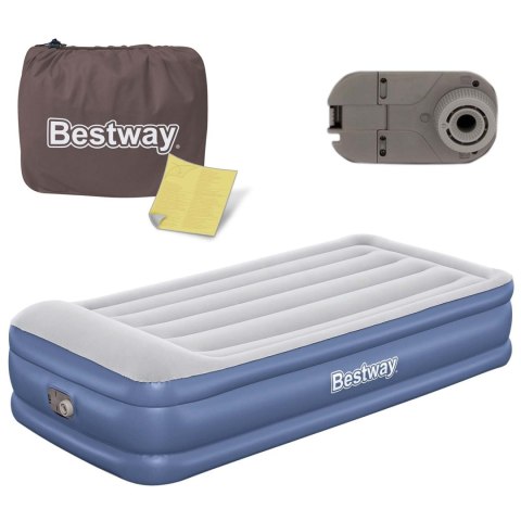 MATERAC DMUCHANY 191X97X46 CM Z WBUDOWANĄ POMPKĄ ELEKTRYCZNĄ BESTWAY 67628
