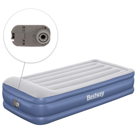 MATERAC DMUCHANY 191X97X46 CM Z WBUDOWANĄ POMPKĄ ELEKTRYCZNĄ BESTWAY 67628
