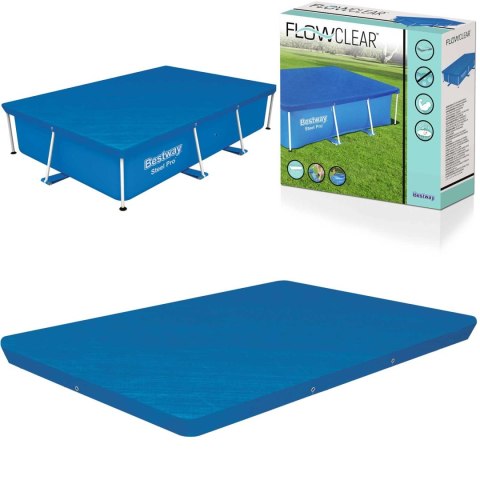 POKRYWA DO BASENU STELAŻOWEGO 259 X 170 CM BESTWAY 58105