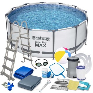 BASEN OGRODOWY STELAŻOWY 366 X 122 CM 18W1 BESTWAY 56420